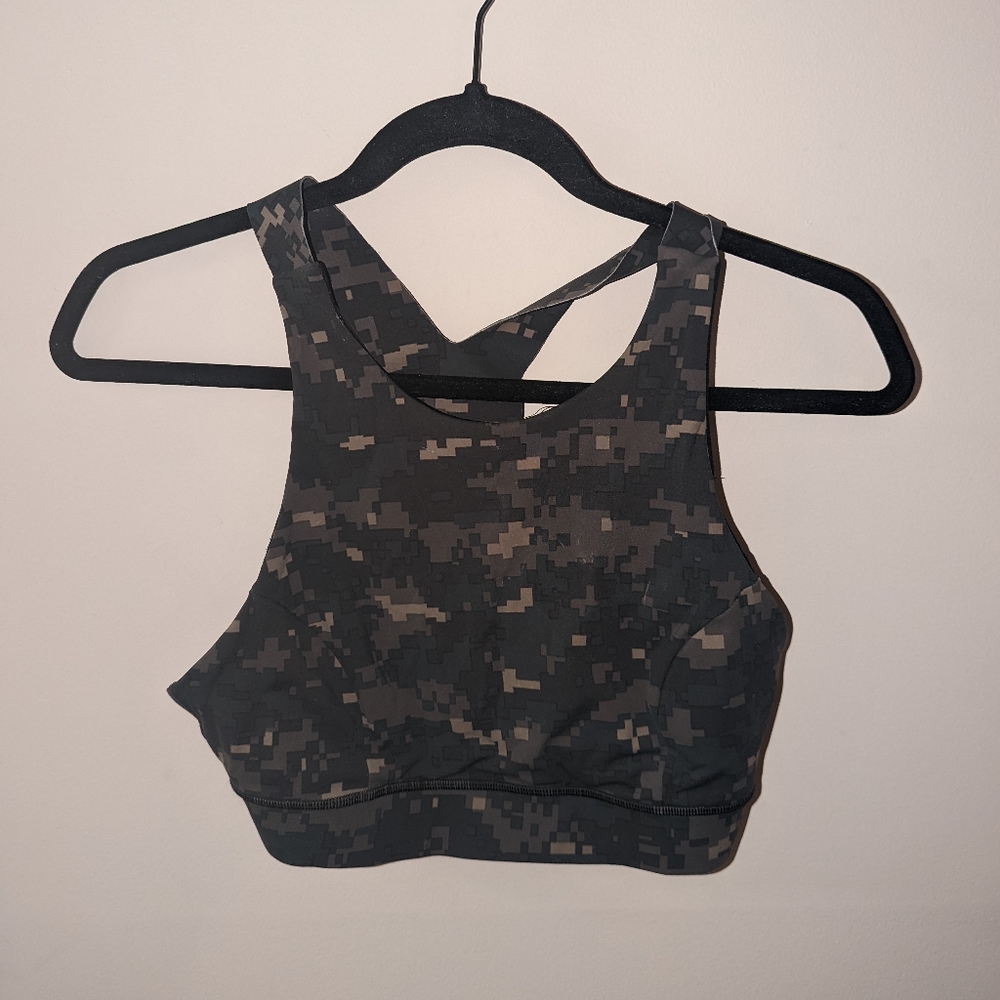 Size 4 Lululemon Camo Sports Bra